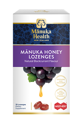 Mānuka  Honey & Blackcurrant Lozenges